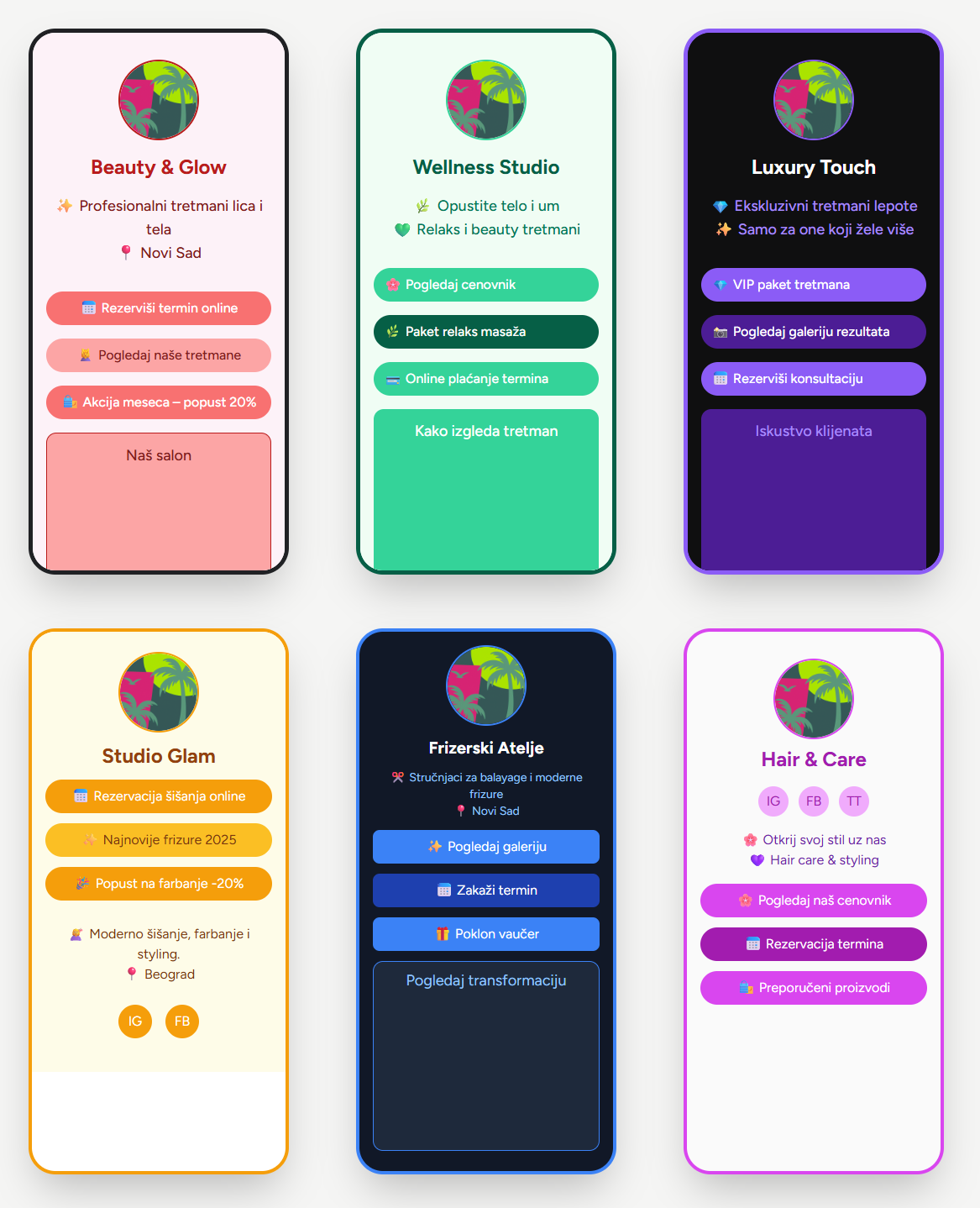 Flowbio.link alat za mini sajtove